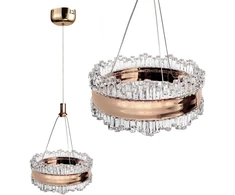 Toolight Krištolinis Pakabinamas Šviestuvas LED LHJ099-CP GOLD