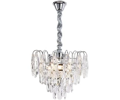 Toolight Krištolinis pakabinamas šviestuvas SWE077-CP 30cm Chrome