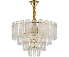 Toolight Krištolinis pakabinamas šviestuvas SWE088-CP 40cm GOLD