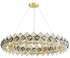 Toolight Krištolinis pakabinamas šviestuvas SWE094-CP 60cm Gold
