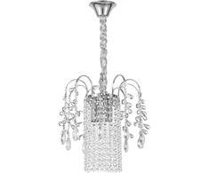 Toolight Krištolinis pakabinamas šviestuvas SWE089-CP 30cm CHROME