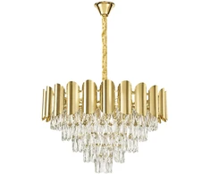 Toolight Krištolinis pakabinamas šviestuvas SWE100-CP 60cm GOLD