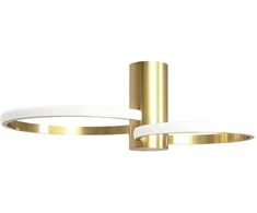 Toolight Krištolinis plafoninis lubinis šviestuvas APP1402-CW Gold