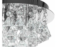 Pakabinamas šviestuvas Toolight KRIŠTOLINIS ŠVIESTUVAS PLAFOND APP1039-3C CHROMAS