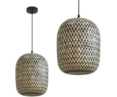 Pakabinamas šviestuvas Toolight LAMPA SUFITOWA WISZĄCA BOHO BAMBOO APP1542-1CP