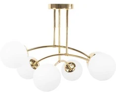Lubinis šviestuvas Toolight LAMPA WISZĄCA SUFITOWA ZŁOTA APP1577-5C