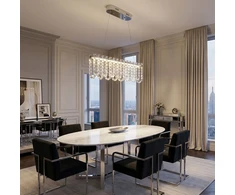 Toolight LED krištolinis pakabinamas šviestuvas SWE073-CP 60cm Chrome