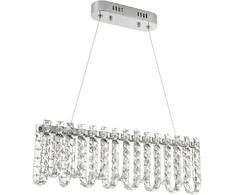 Toolight LED krištolinis pakabinamas šviestuvas SWE073-CP 60cm Chrome