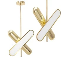 Pakabinamas šviestuvas Toolight LED pakabinamas lubinis šviestuvas APP832-CP Auksinis