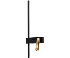 Sieninis šviestuvas Toolight LED SIENINĖ LAMPA APP1439-W RIGHT Juodas GOLD