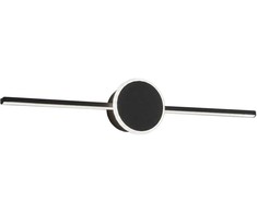 Toolight LED sieninis šviestuvas 40CM APP848-1W ROUND Juodas