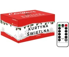 Toolight LED šviesos užuolaida su nuotolinio valdymo pulteliu (CD004)