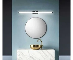 Sieninis šviestuvas Toolight LED vonios sieninė lempa virš veidrodžio 12W 50CM APP373-1W Juodas