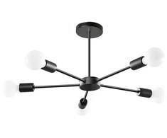 Pakabinamas šviestuvas Toolight Lempa Spider 5 APP1024-5CP Juoda