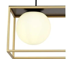 Pakabinamas šviestuvas Toolight Lubinis plafonas Juodas Gold APP1164-3CP