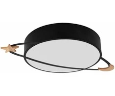 Pakabinamas šviestuvas Toolight Lubų lempa Plafond Moon Juodas APP864-C