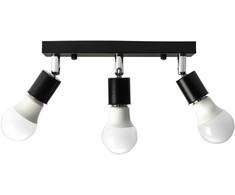 Lubinis šviestuvas Toolight Lubų reflektorius Plafoninis šviestuvas APP699-3C Juodas