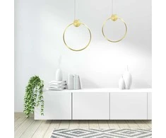 Lubinis šviestuvas Toolight Lubų šviestuvas LED APP1393-CP GOLD 30cm