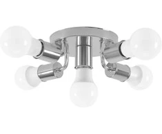 Pakabinamas šviestuvas Toolight Lubų šviestuvas "Plafond" 6 žiedų metalinis juodas APP709-6C