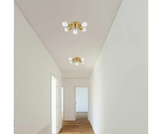 Pakabinamas šviestuvas Toolight Lubų šviestuvas "Plafond" 6 žiedų metalinis juodas APP709-6C