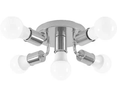 Pakabinamas šviestuvas Toolight Lubų šviestuvas "Plafond" 6 žiedų metalinis juodas APP709-6C