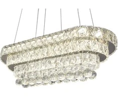 Pakabinamas šviestuvas Toolight Pakabinama lubų lempos krištolas LED 102W nuotolinio valdymo pultas APP417-CP