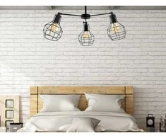 Pakabinamas šviestuvas Toolight Pakabinama metalinė lubų lempos Loft APP734-3C