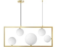 Toolight Pakabinamas šviestuvas APP1020-5CP Auksinis