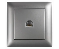 Toolight Rj45 Lizdas Su Rėmeliu Oste Jnh010-s Pilkas