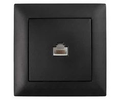 Toolight Rj45 Lizdas Su Rėmeliu Oste Jnh010-s Juodas