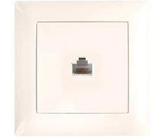 Toolight Rj45 Lizdas Su Rėmeliu Oste Jnh010-s rusvai gelsvas