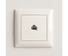 Toolight Rj45 Lizdas Su Rėmeliu Oste Jnh010-s rusvai gelsvas