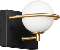 Sieninis šviestuvas Toolight Sieninė lempa APP1220-1W Juodas Gold