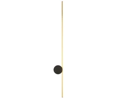Toolight SIENINIS ŠVIESTUVAS LED LHJ062-W Juodas GOLD