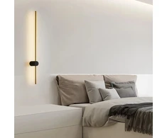 Toolight SIENINIS ŠVIESTUVAS LED LHJ062-W Juodas GOLD