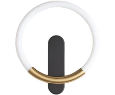 Toolight SIENINIS ŠVIESTUVAS LED LHJ068-W C BRUSH GOLD/Juodas
