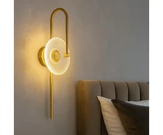 Toolight SIENINIS ŠVIESTUVAS LED LHJ072-W BRUSH GOLD