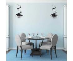 Sieninis šviestuvas Toolight SPRING UP LED BILIETAS APP829-W Juodas MATINIS