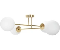 Toolight Stiklo sferos lubinis šviestuvas APP1248-4CP Gold