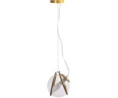 Pakabinamas šviestuvas Toolight Šviestuvas APP1089-1CP GOLD TRANSPARENT