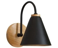 Sieninis šviestuvas Toolight Šviestuvas FOREST APP932-1W Juodas