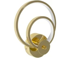 Sieninis šviestuvas Toolight Šviestuvas LED APP1043-W GOLD