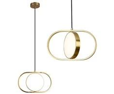 Pakabinamas šviestuvas Toolight šviestuvas LED APP1555-CP Gold