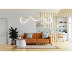 Pakabinamas šviestuvas Toolight šviestuvas LED APP854-CP Long Gold
