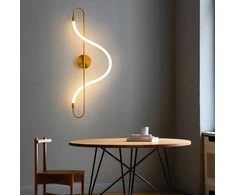 Sieninis šviestuvas Toolight šviestuvas LED APP858-W Long Gold