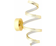 Sieninis šviestuvas Toolight Šviestuvas LED SPRING APP827-W GOLD