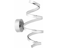 Sieninis šviestuvas Toolight Šviestuvas LED SPRING APP828-W CHROME