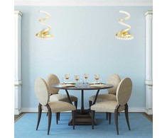 Sieninis šviestuvas Toolight Šviestuvas LED SPRING UP APP830-W GOLD