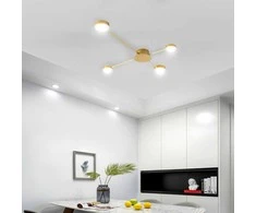 Lubinis šviestuvas Toolight Šviestuvas lubinis 4-stipinų GOLD LED APP520-4C
