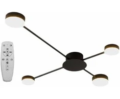 Pakabinamas šviestuvas Toolight Šviestuvas lubinis 4-stipinų Juodas LED APP519-4C